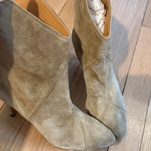 Isabel Marant /ISABEL MARANT
7CM SUEDE LEATHER DEMKA ANKLE BOOTS - Picture 4 of 7